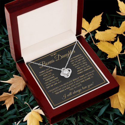 To My Stepdaughter Necklace, Adopted Daughter Birthday Gift