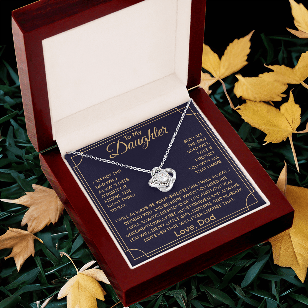 To My Beautiful Daughter Necklace, It Enhances The Magic In Her Smile
