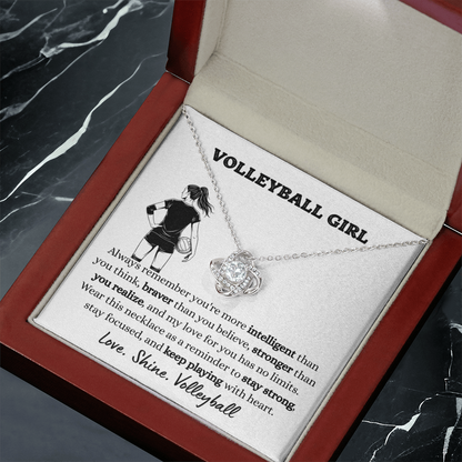 Volleyball Birthday Gift Necklace for Her Sports  Spirit Jewelry