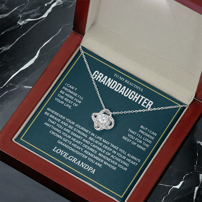 Granddaughter Necklace from Grandpa, Christmas Gifts