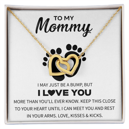 Excellent Mom Necklace Gift in a Wooden Box with heartfelt message