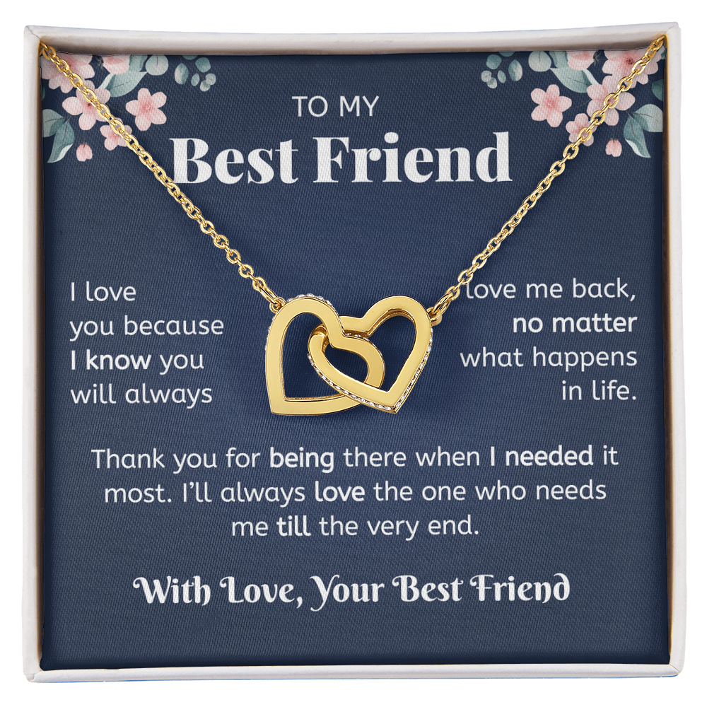 Best Friends Forever Necklace - Heart Gifts For Best Friend