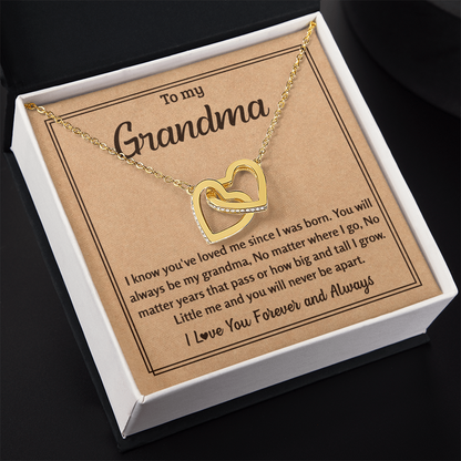 Heart Necklace For Grandma - Grandmother Jewelry Idea