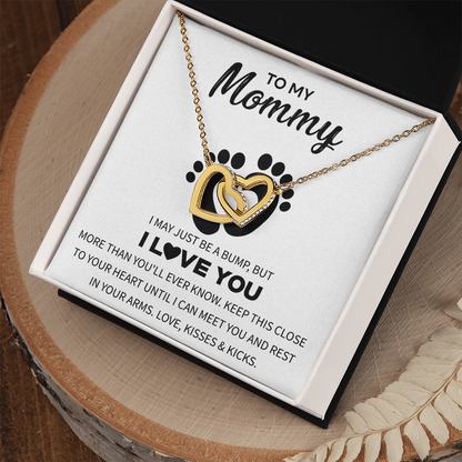 Excellent Mom Necklace Gift in a Wooden Box with heartfelt message