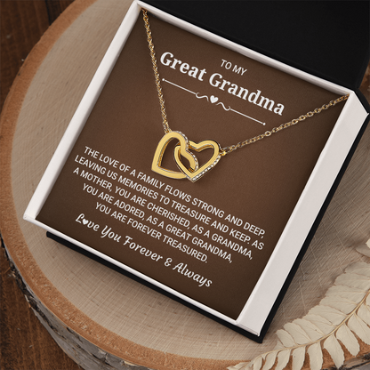 Silver Heart Necklace To Grandma - Gift Ideas For Nana