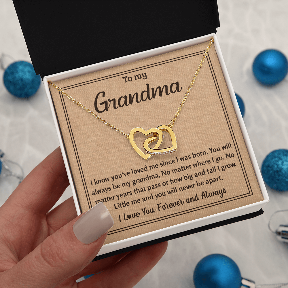 Heart Necklace For Grandma - Grandmother Jewelry Idea