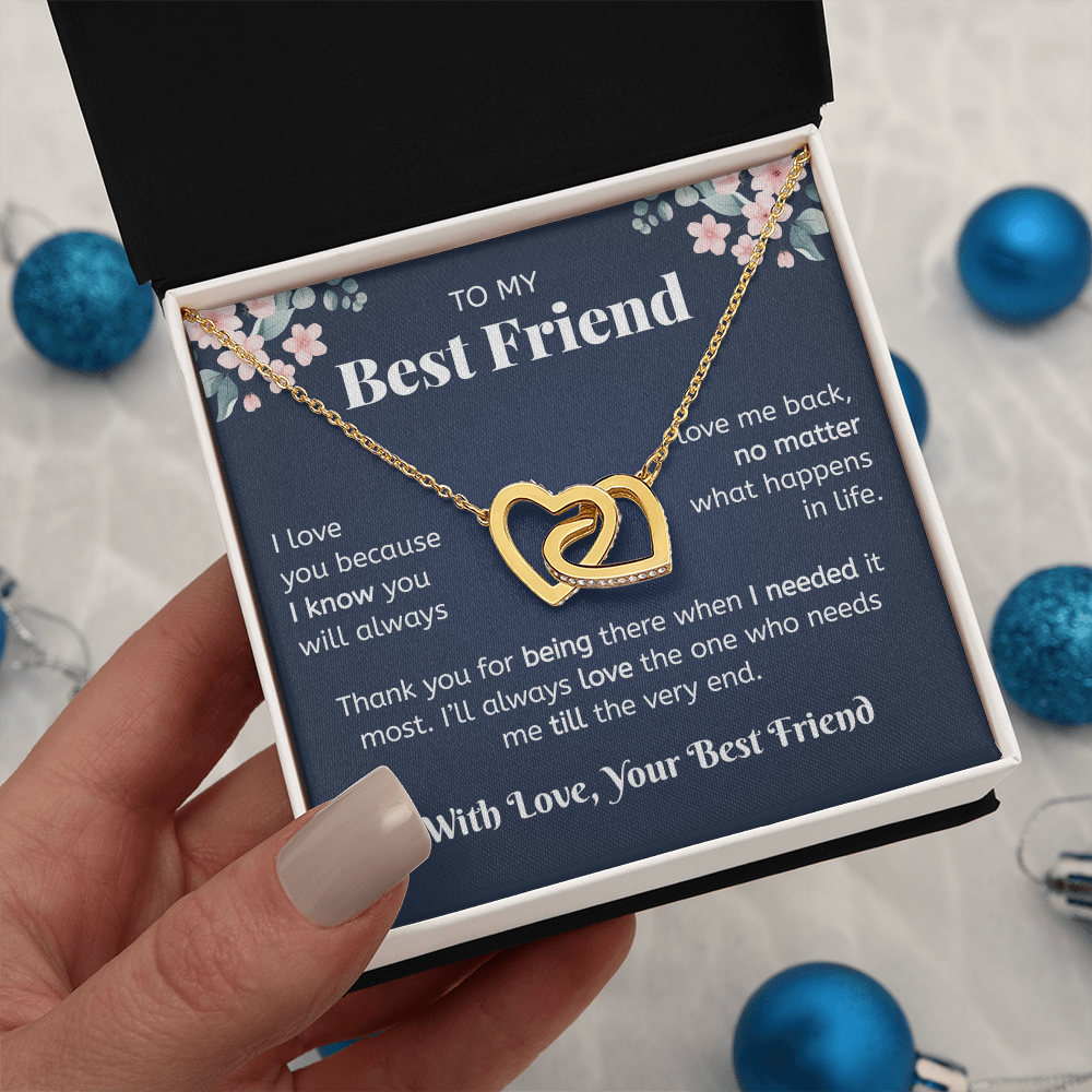 Best Friends Forever Necklace - Heart Gifts For Best Friend