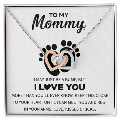 Excellent Mom Necklace Gift in a Wooden Box with heartfelt message