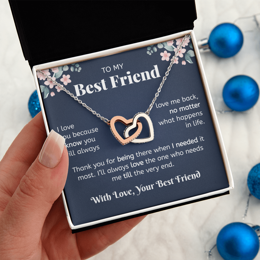 Best Friends Forever Necklace - Heart Gifts For Best Friend