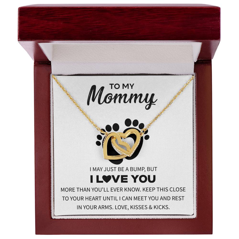 Excellent Mom Necklace Gift in a Wooden Box with heartfelt message