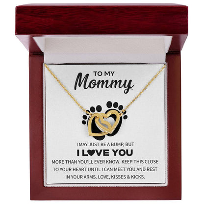 Excellent Mom Necklace Gift in a Wooden Box with heartfelt message