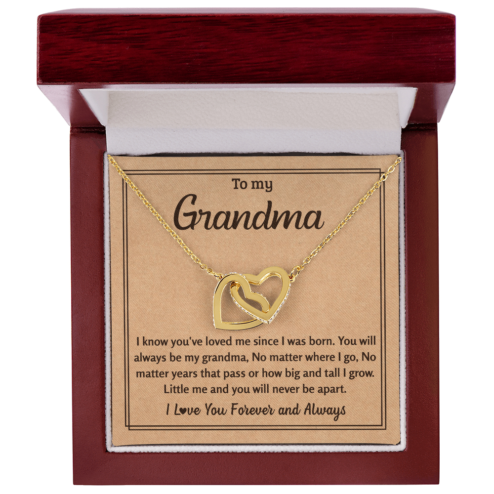 Heart Necklace For Grandma - Grandmother Jewelry Idea