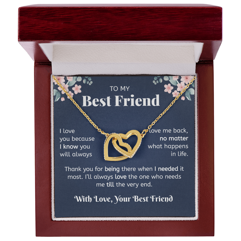 Best Friends Forever Necklace - Heart Gifts For Best Friend