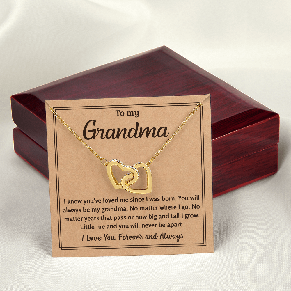 Heart Necklace For Grandma - Grandmother Jewelry Idea