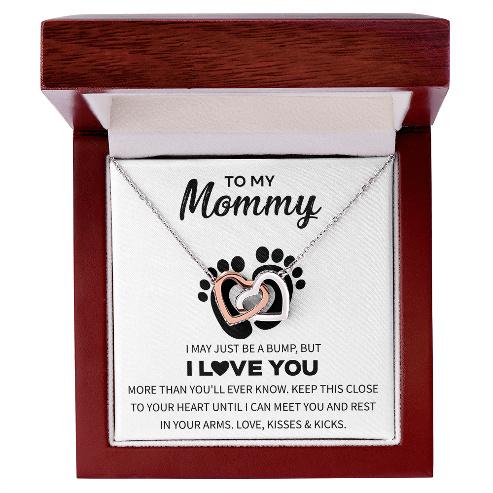 Excellent Mom Necklace Gift in a Wooden Box with heartfelt message