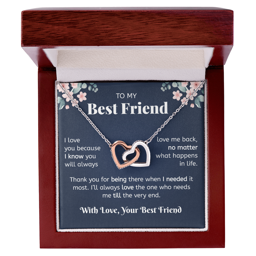 Best Friends Forever Necklace - Heart Gifts For Best Friend