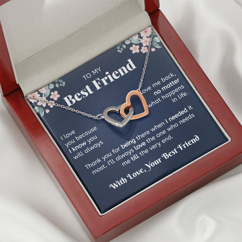 Best Friends Forever Necklace - Heart Gifts For Best Friend