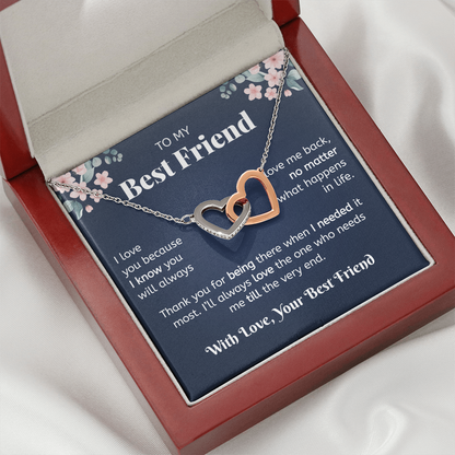 Best Friends Forever Necklace - Heart Gifts For Best Friend