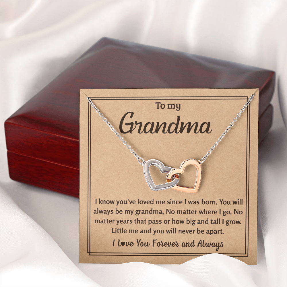 Heart Necklace For Grandma - Grandmother Jewelry Idea