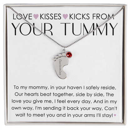 A Excellent Necklace with Heartfelt message and in a eye-catching gift box