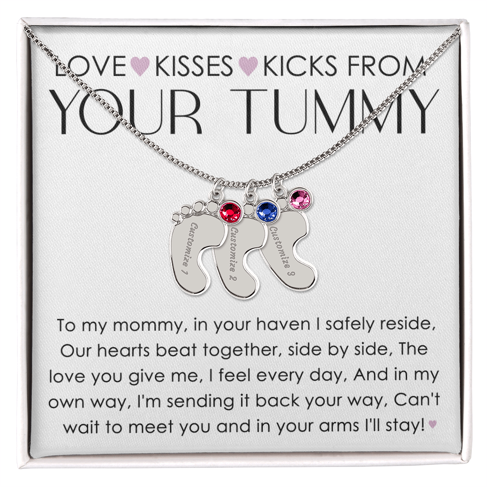 A Excellent Necklace with Heartfelt message and in a eye-catching gift box