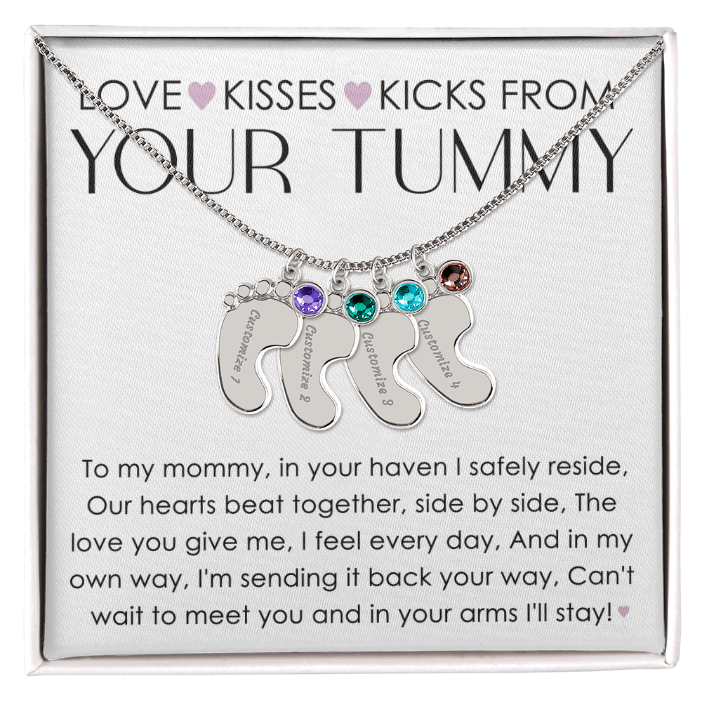 A Excellent Necklace with Heartfelt message and in a eye-catching gift box