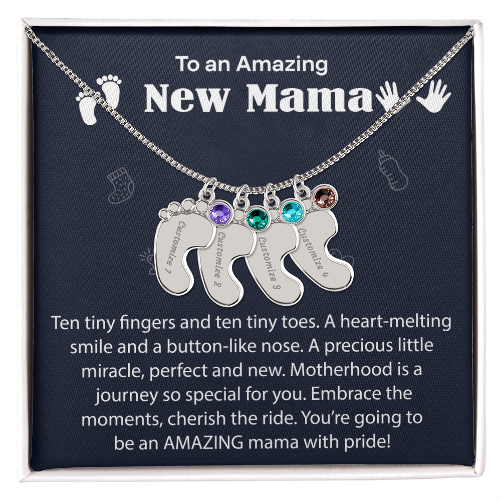 A Excellent Necklace with Heartfelt message and in a eye-catching gift box