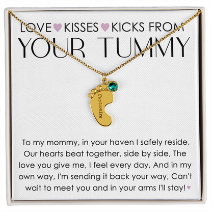 A Excellent Necklace with Heartfelt message and in a eye-catching gift box