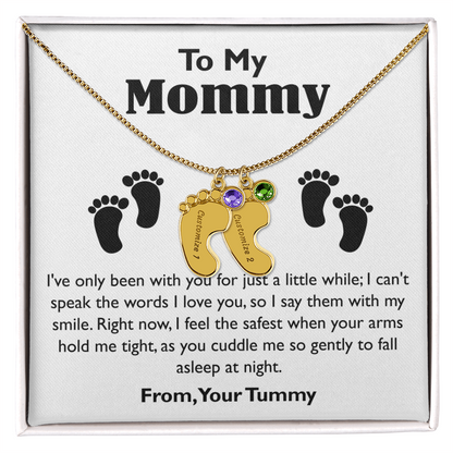 A Excellent Necklace with Heartfelt message and in a eye-catching gift box