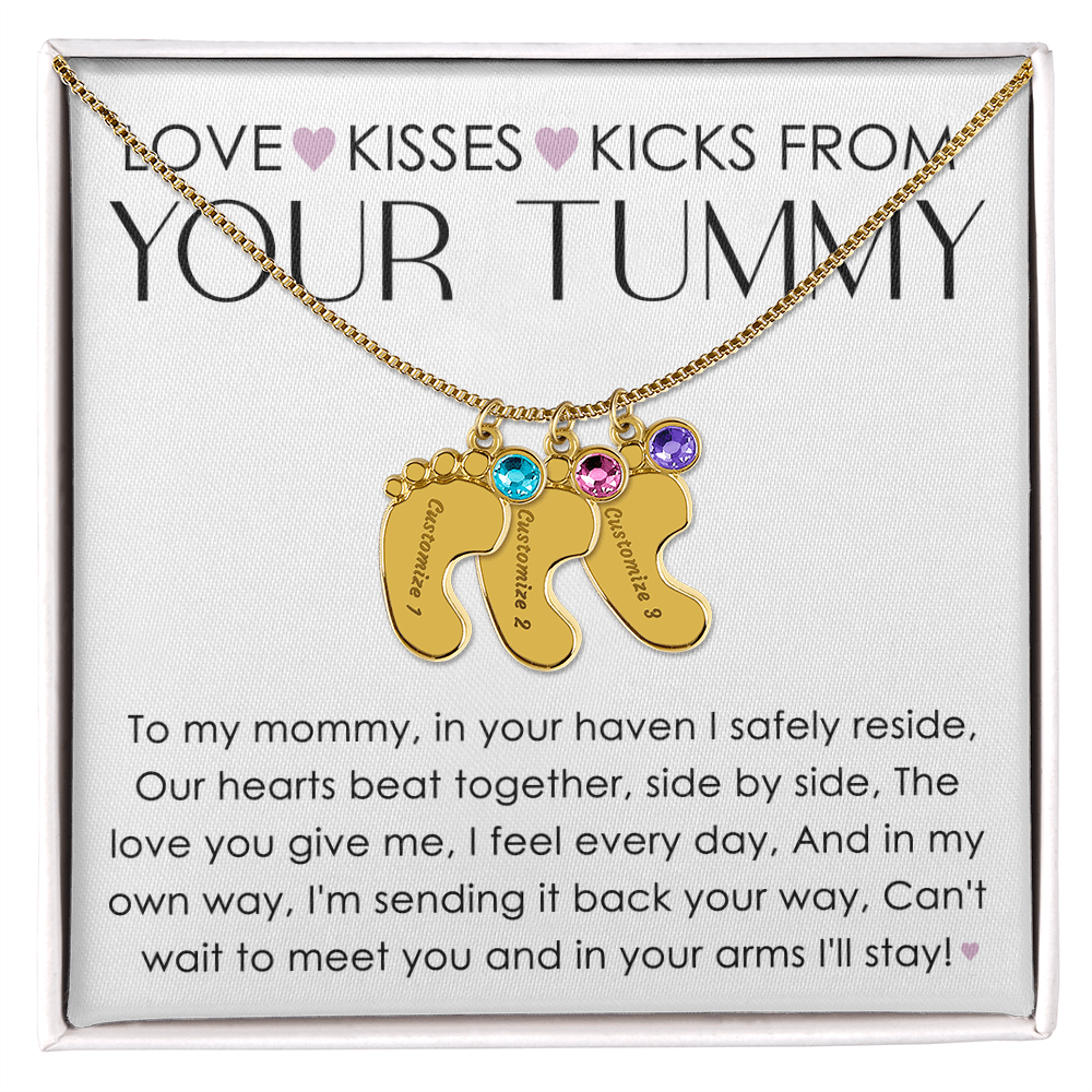 A Excellent Necklace with Heartfelt message and in a eye-catching gift box