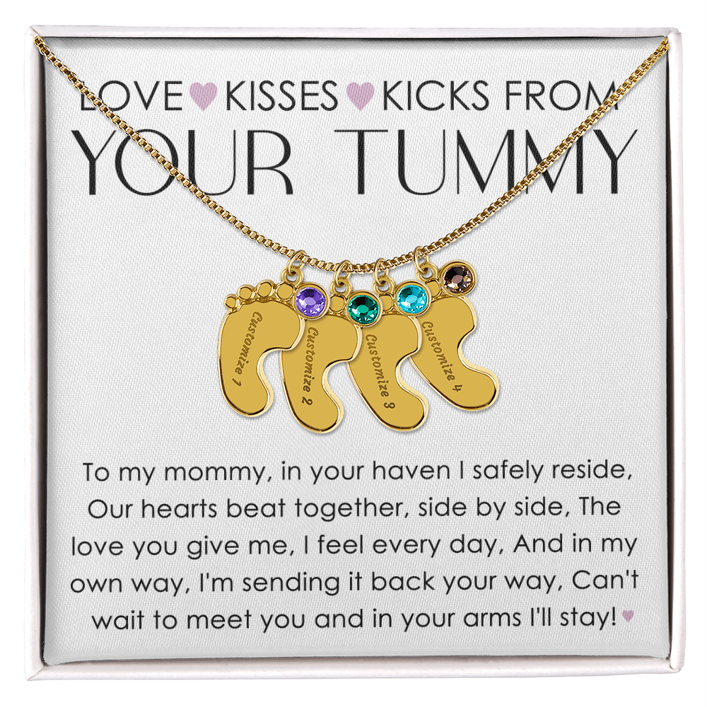 A Excellent Necklace with Heartfelt message and in a eye-catching gift box