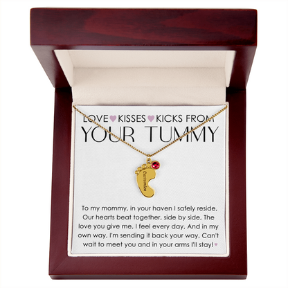 A Excellent Necklace with Heartfelt message and in a eye-catching gift box