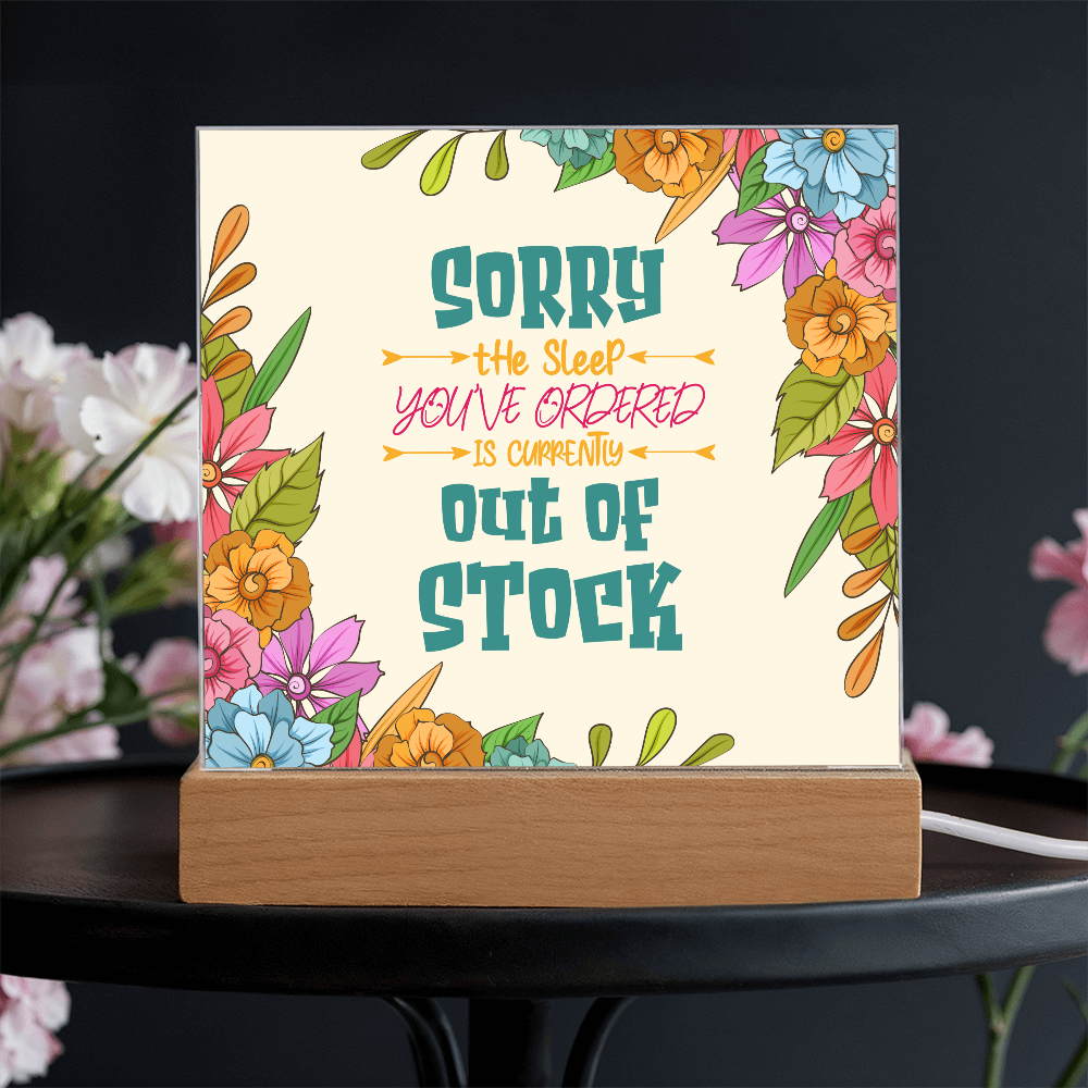 First Mom Gifts, Sorry Mama, Best First Mom Acrylic Plaque