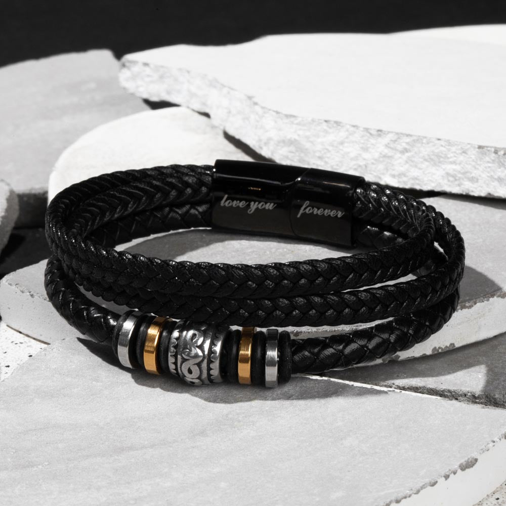 To My Son Bracelet Gift From Mom & Dad - Gifts for Son