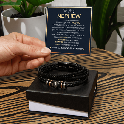 Nephew  Bracelet From Aunt, Valentines Day Gifts