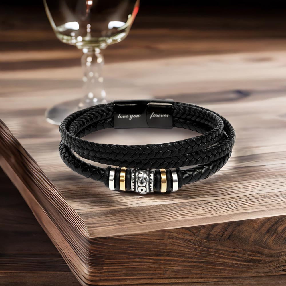 To My Son Bracelet - Love You Forever Bracelets Gift for Him