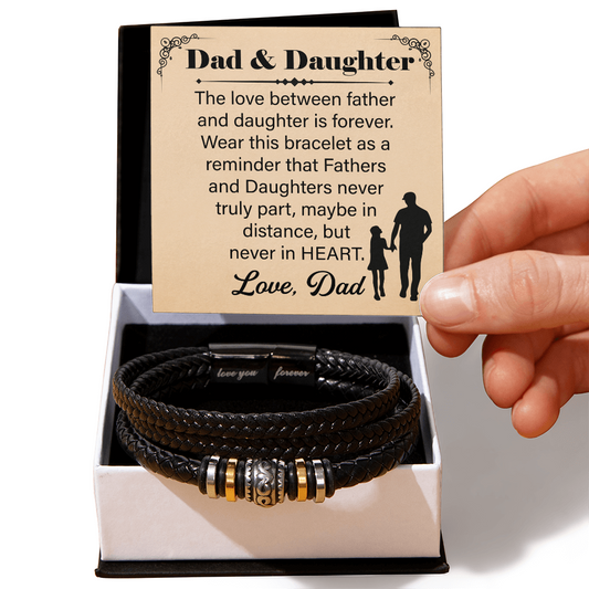 Dad Gifts From Son Daughter Bracelet Fathers Day Birthday Gifts