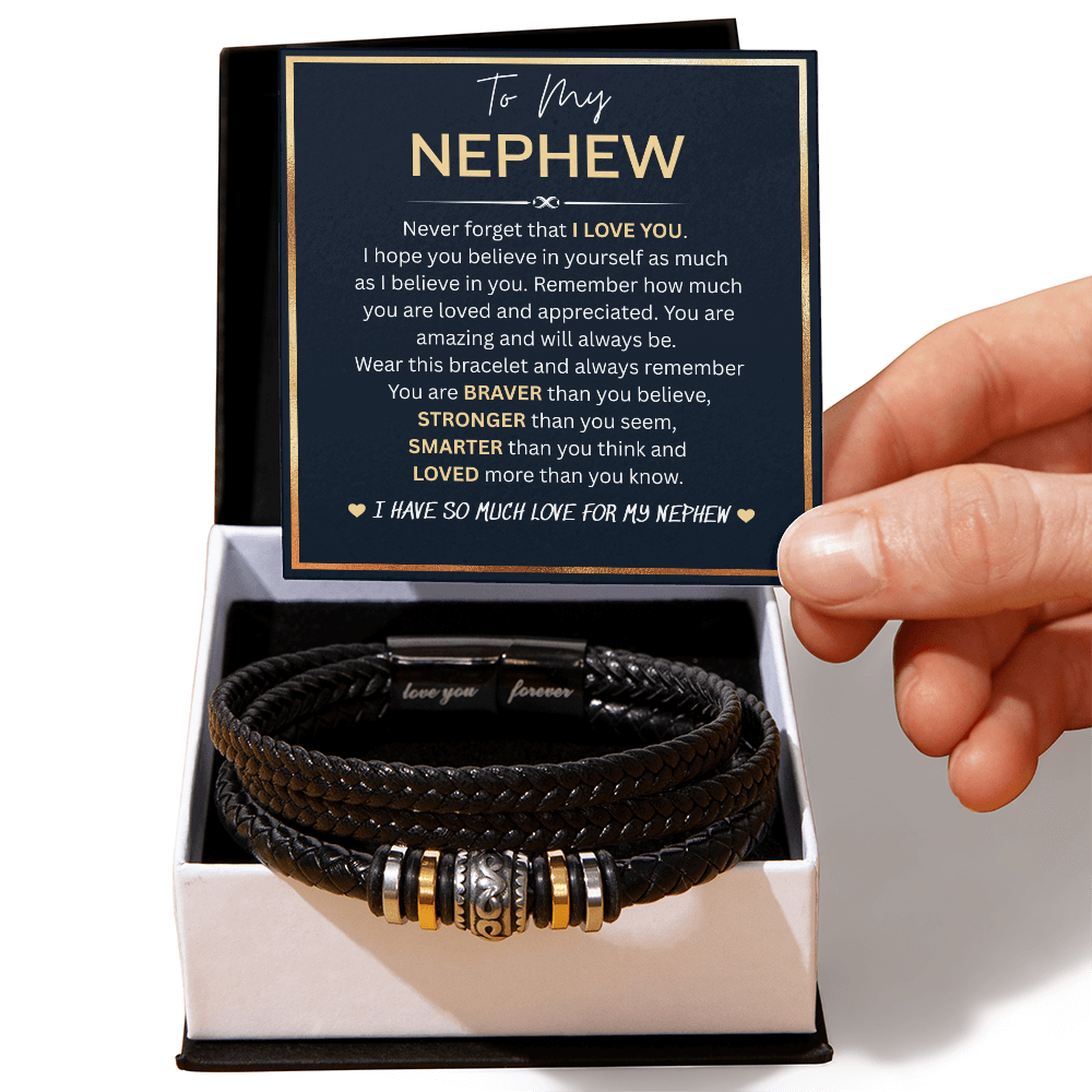 Nephew  Bracelet From Aunt, Valentines Day Gifts