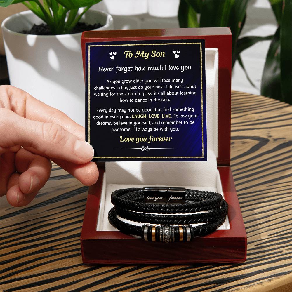 Bonus Son Forever Bracelet From Stepmom Graduation Gift