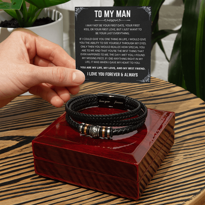 Birthday Gifts for Husband, Love You Forever Bracelet