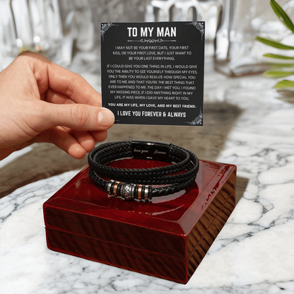 Birthday Gifts for Husband, Love You Forever Bracelet
