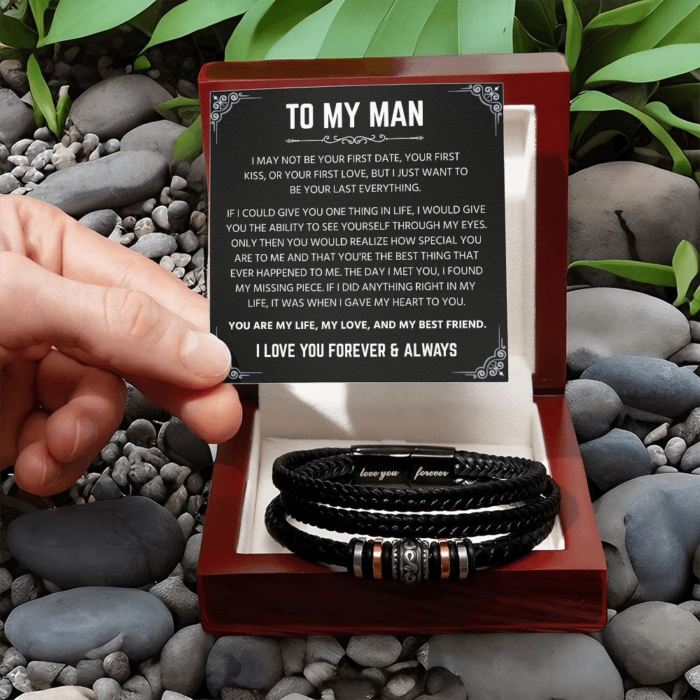 Birthday Gifts for Husband, Love You Forever Bracelet