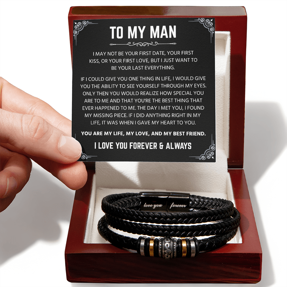 Birthday Gifts for Husband, Love You Forever Bracelet