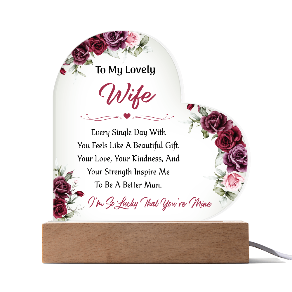 Acrylic Plaque For My Wife - Christmas Ideas For Her