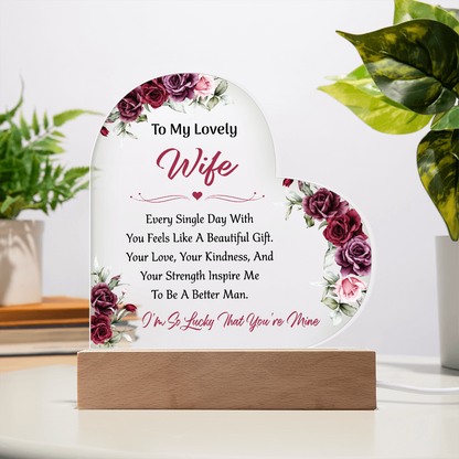 Acrylic Plaque For My Wife - Christmas Ideas For Her