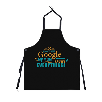 Black Mom apron with heartfelt quote