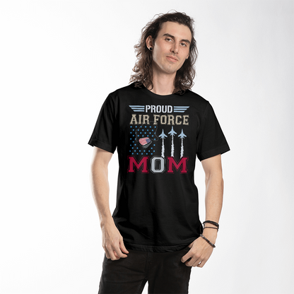 Proud Air Force Mom Shirt, Air Force Mom Gift, US Air Force Mom, Personalized Military Family Shirt
