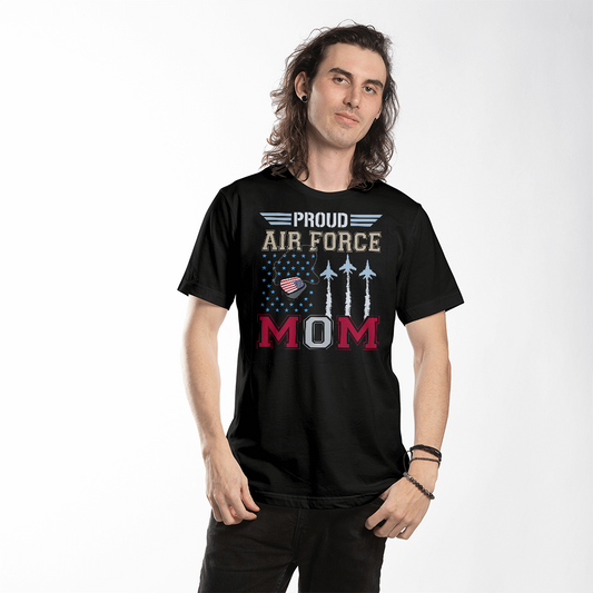 Proud Air Force Mom Shirt, Air Force Mom Gift, US Air Force Mom, Personalized Military Family Shirt