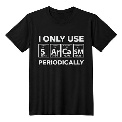 Sarcasm Periodic Table Element Weird Science Joke Gift T-Shirt