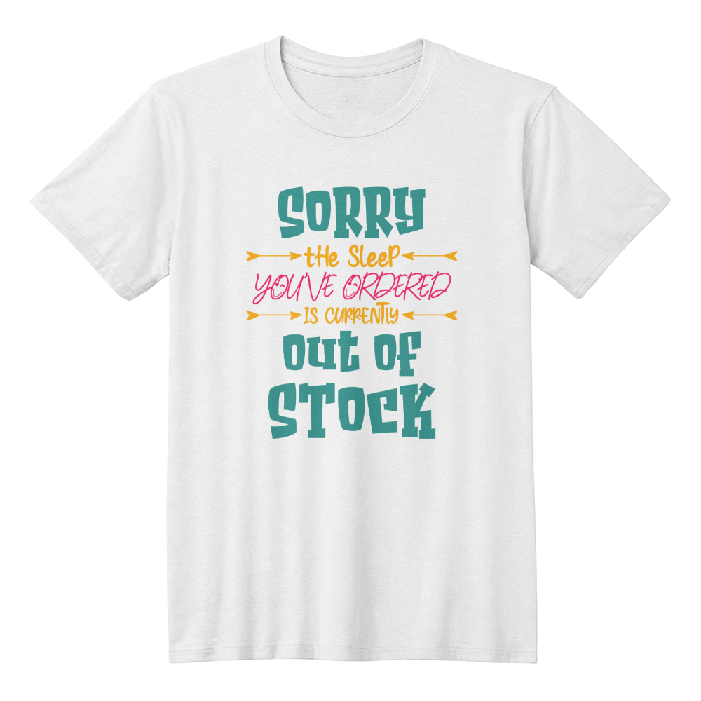 Funny white t-shirt with quote